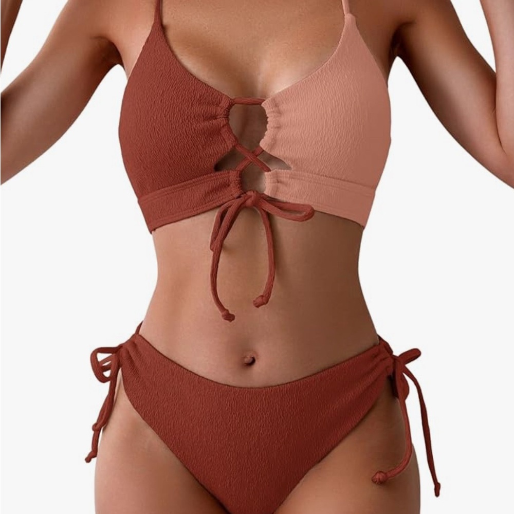 Two-Tone Bikini Set
